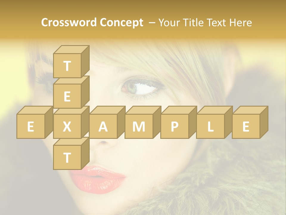 Colors Glamour Woman PowerPoint Template