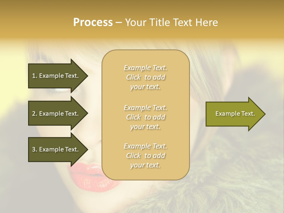 Colors Glamour Woman PowerPoint Template