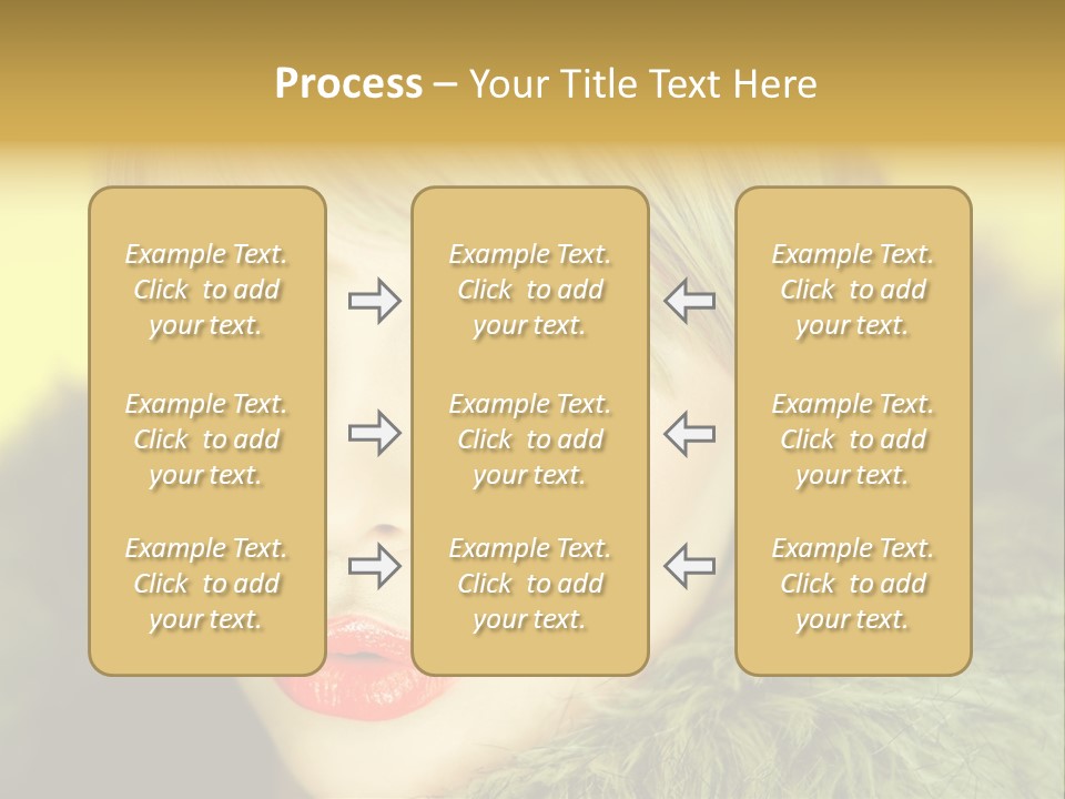 Colors Glamour Woman PowerPoint Template