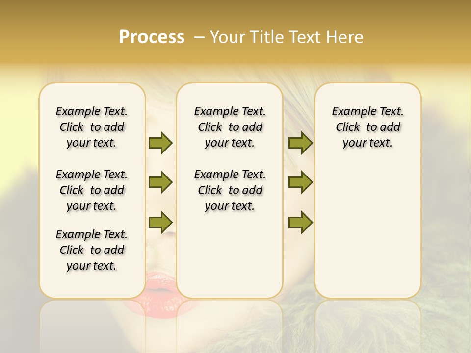 Colors Glamour Woman PowerPoint Template