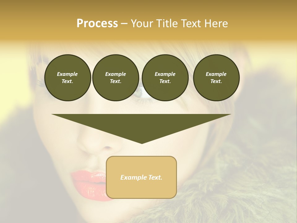 Colors Glamour Woman PowerPoint Template