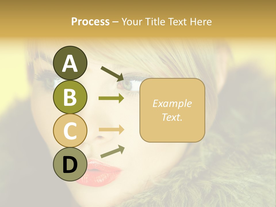 Colors Glamour Woman PowerPoint Template