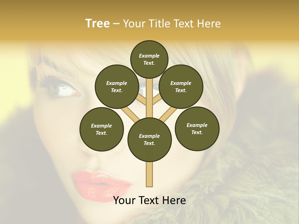 Colors Glamour Woman PowerPoint Template