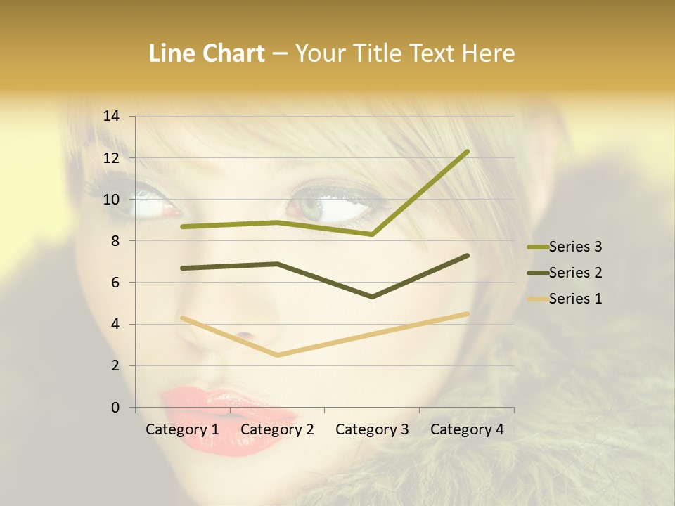 Colors Glamour Woman PowerPoint Template