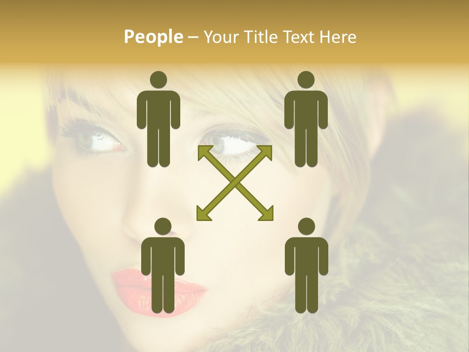 Colors Glamour Woman PowerPoint Template