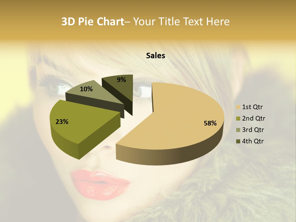 Colors Glamour Woman PowerPoint Template