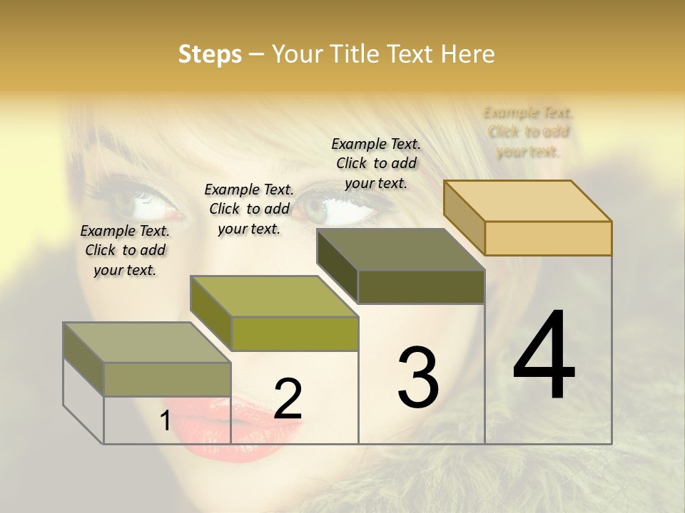 Colors Glamour Woman PowerPoint Template