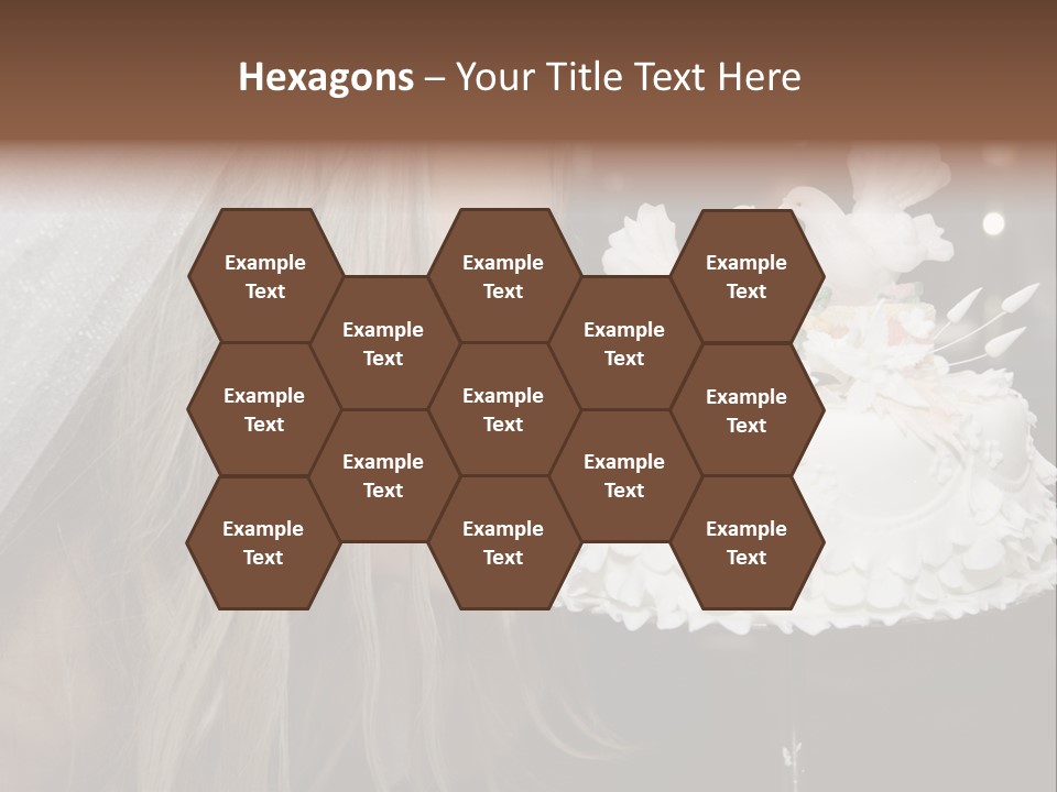 Flowers Females Cake PowerPoint Template