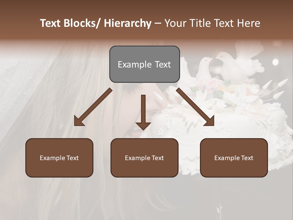 Flowers Females Cake PowerPoint Template