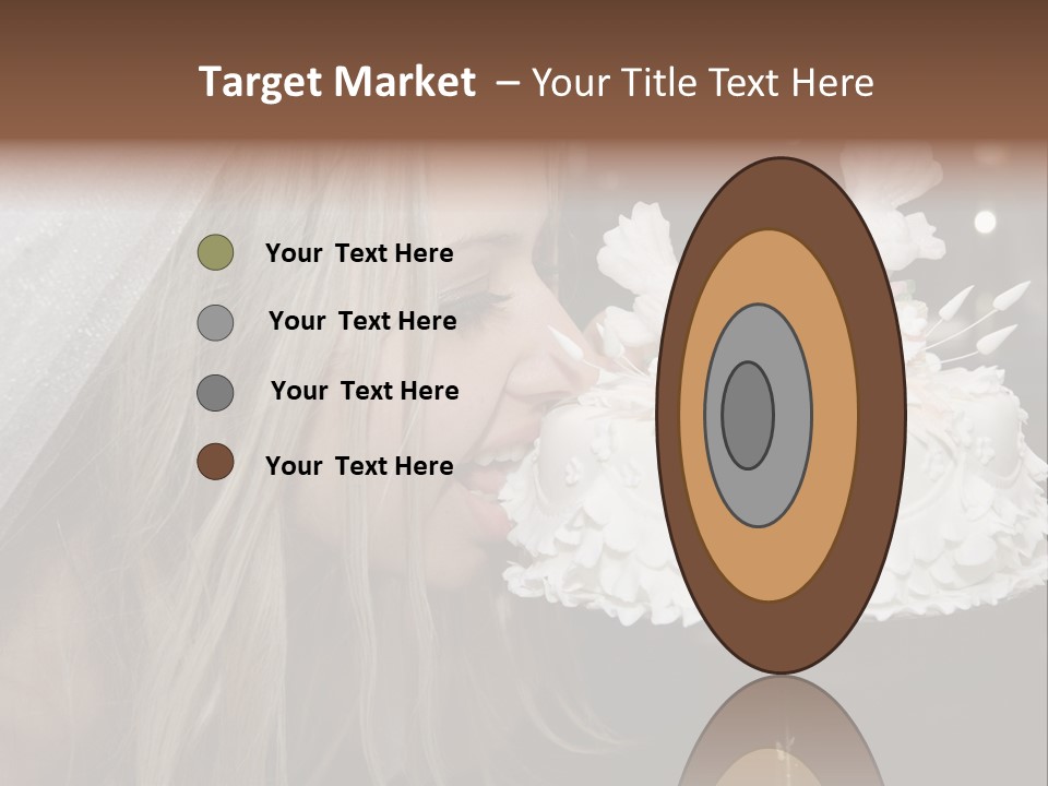 Flowers Females Cake PowerPoint Template