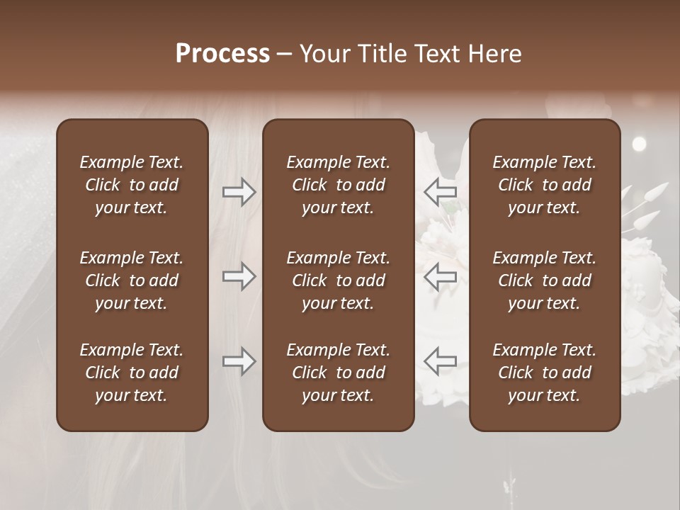 Flowers Females Cake PowerPoint Template
