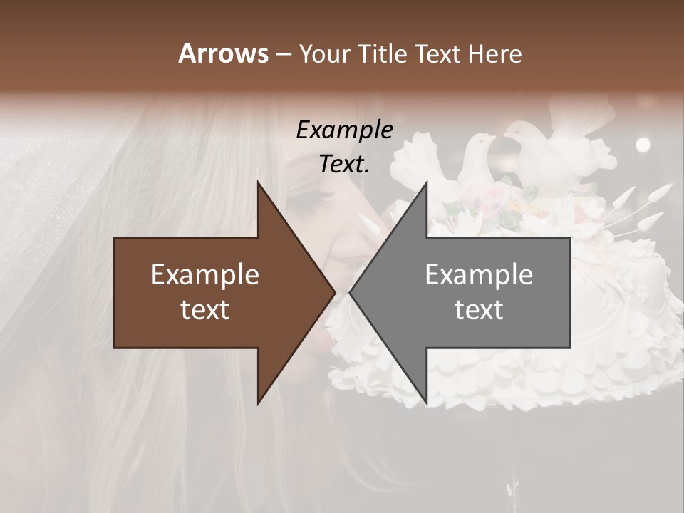 Flowers Females Cake PowerPoint Template