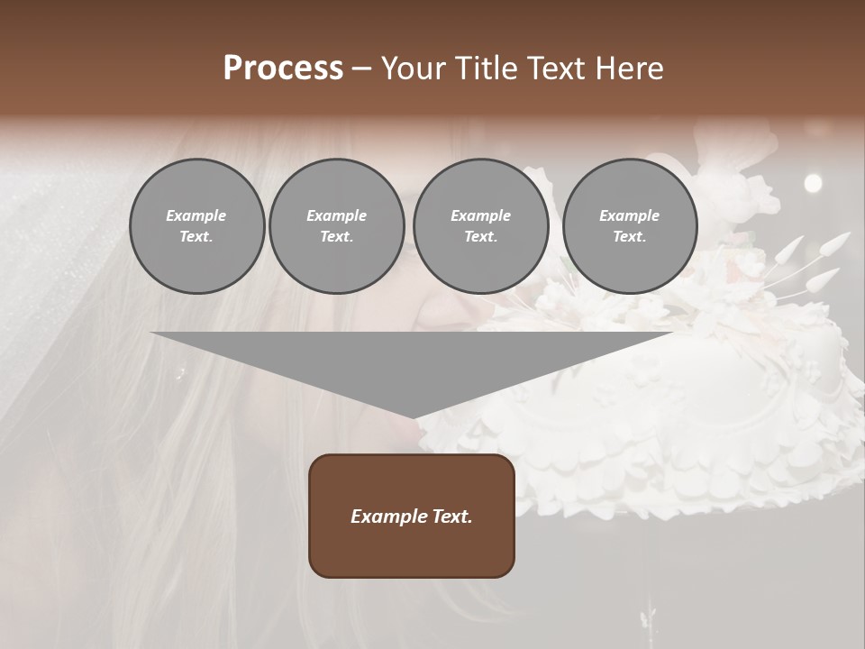 Flowers Females Cake PowerPoint Template