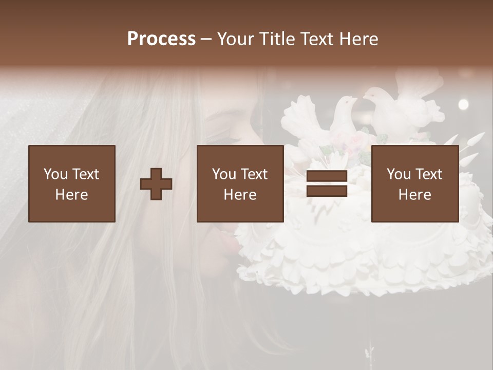 Flowers Females Cake PowerPoint Template