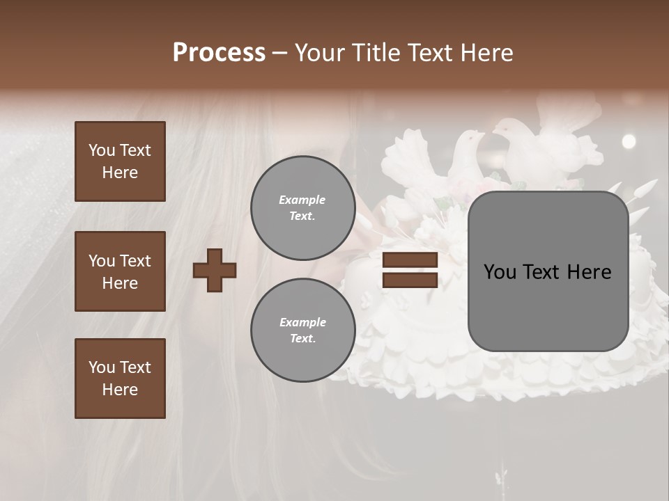 Flowers Females Cake PowerPoint Template