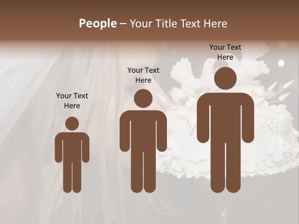 Flowers Females Cake PowerPoint Template