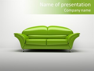 Pillow Cushion Room PowerPoint Template