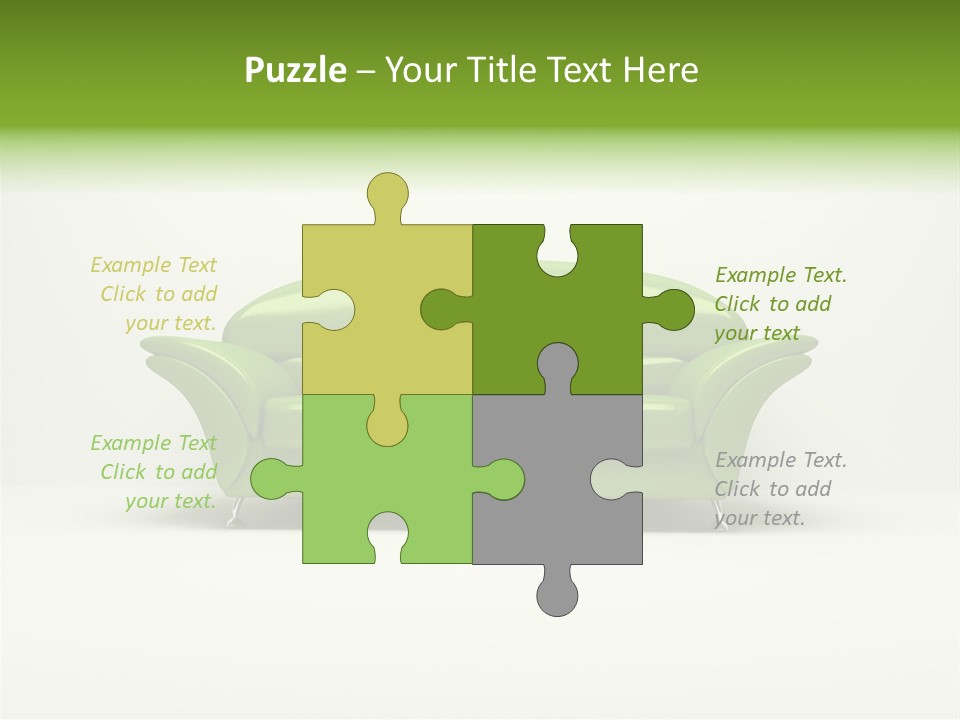 Pillow Cushion Room PowerPoint Template