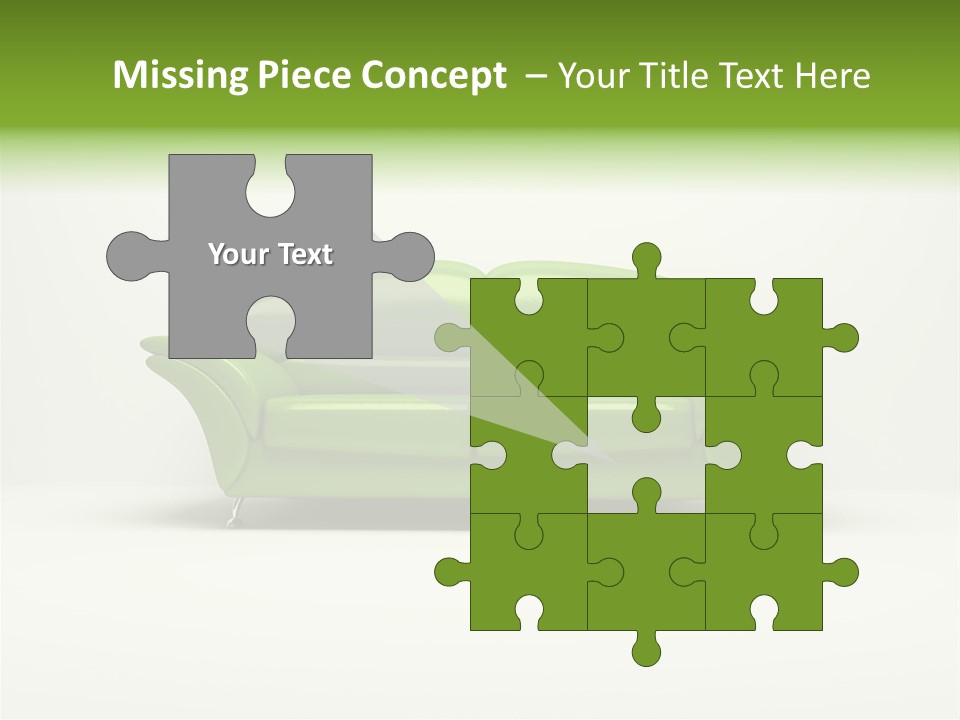 Pillow Cushion Room PowerPoint Template