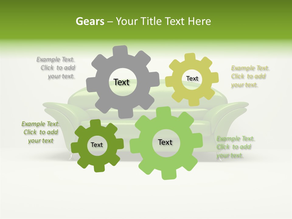 Pillow Cushion Room PowerPoint Template