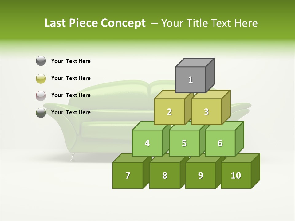 Pillow Cushion Room PowerPoint Template