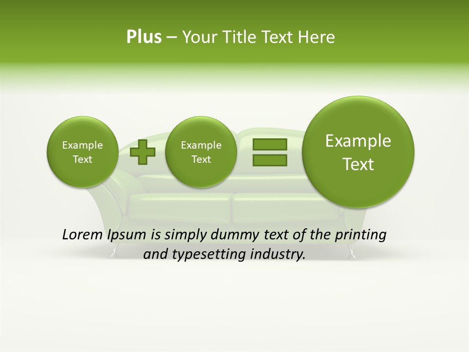 Pillow Cushion Room PowerPoint Template
