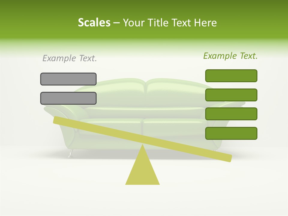 Pillow Cushion Room PowerPoint Template