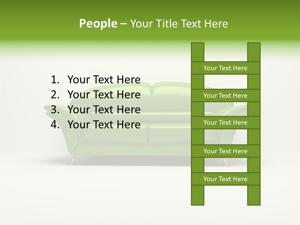 Pillow Cushion Room PowerPoint Template