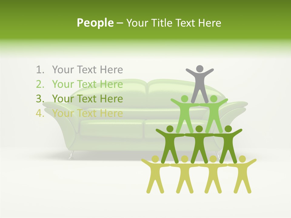 Pillow Cushion Room PowerPoint Template