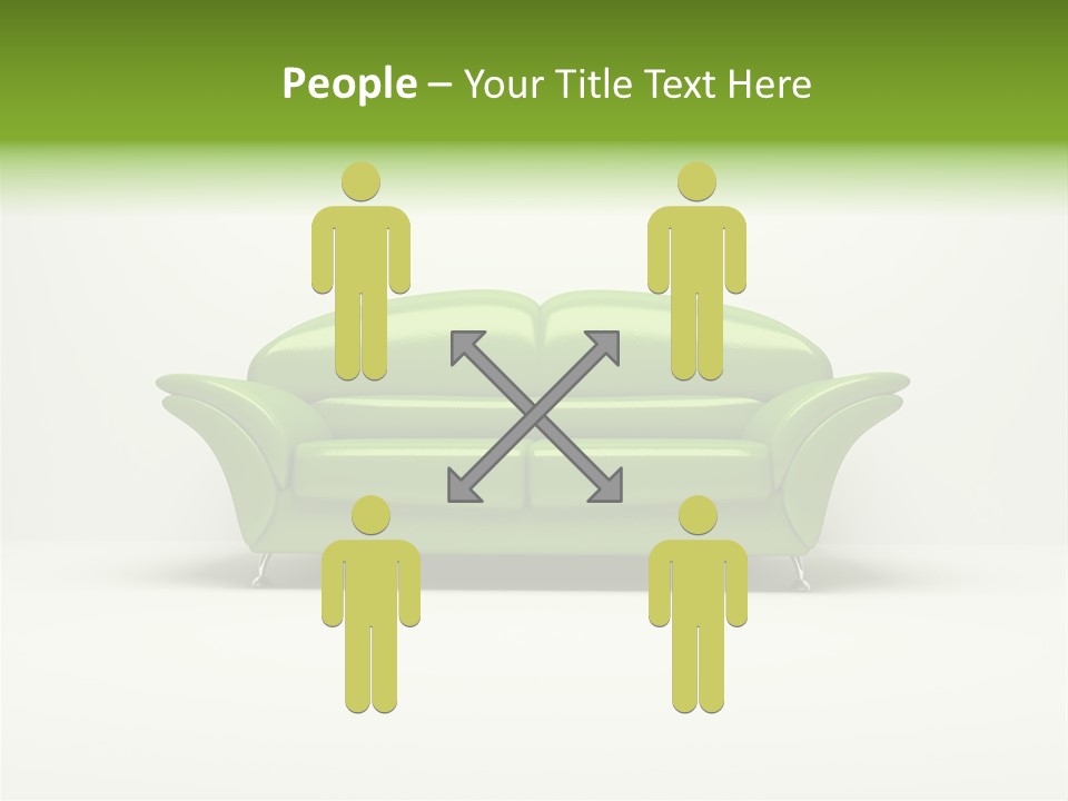Pillow Cushion Room PowerPoint Template