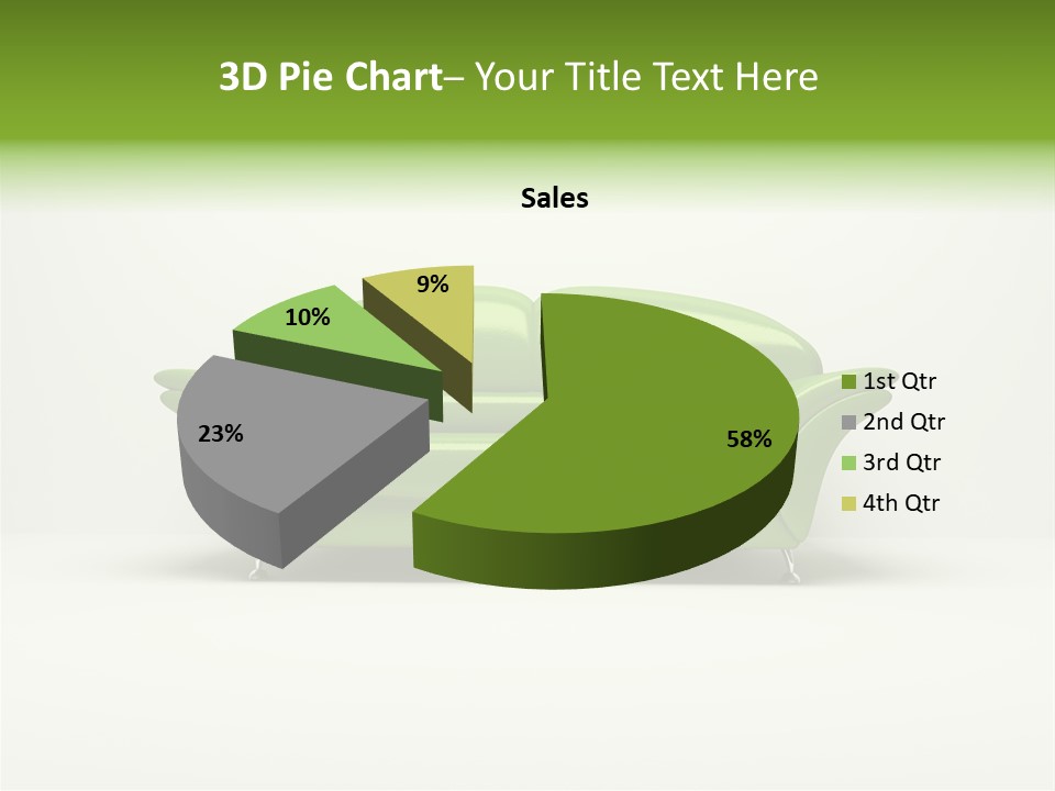 Pillow Cushion Room PowerPoint Template