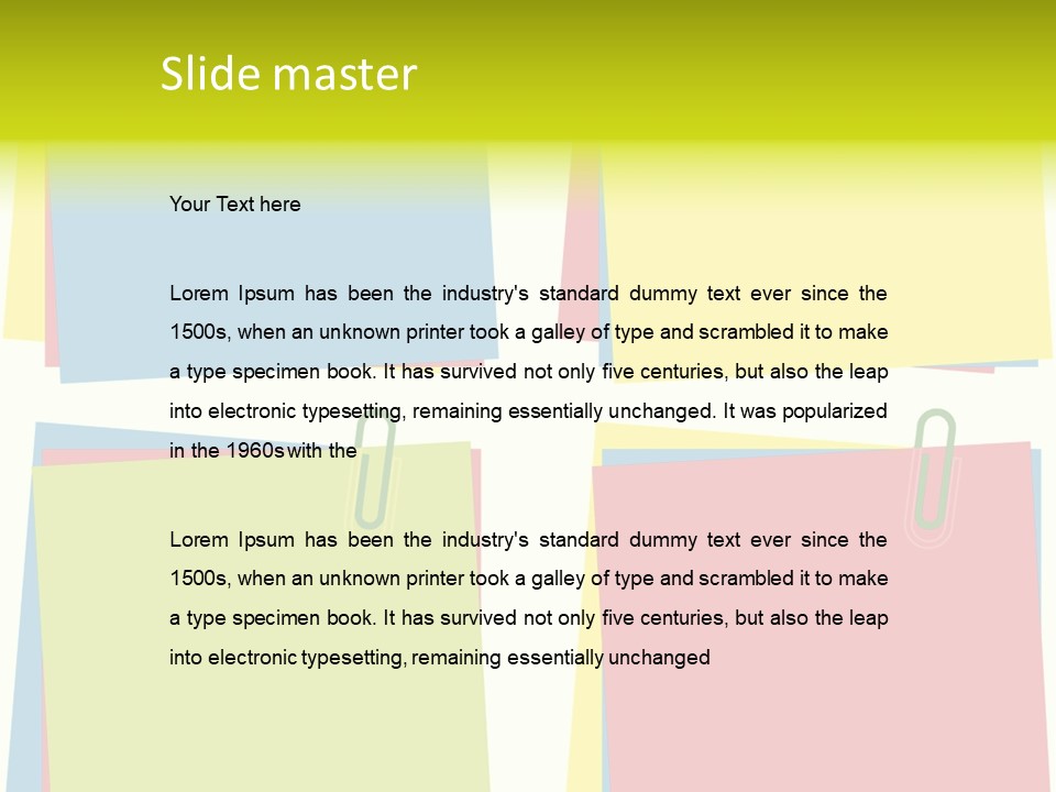 Red Email Design PowerPoint Template