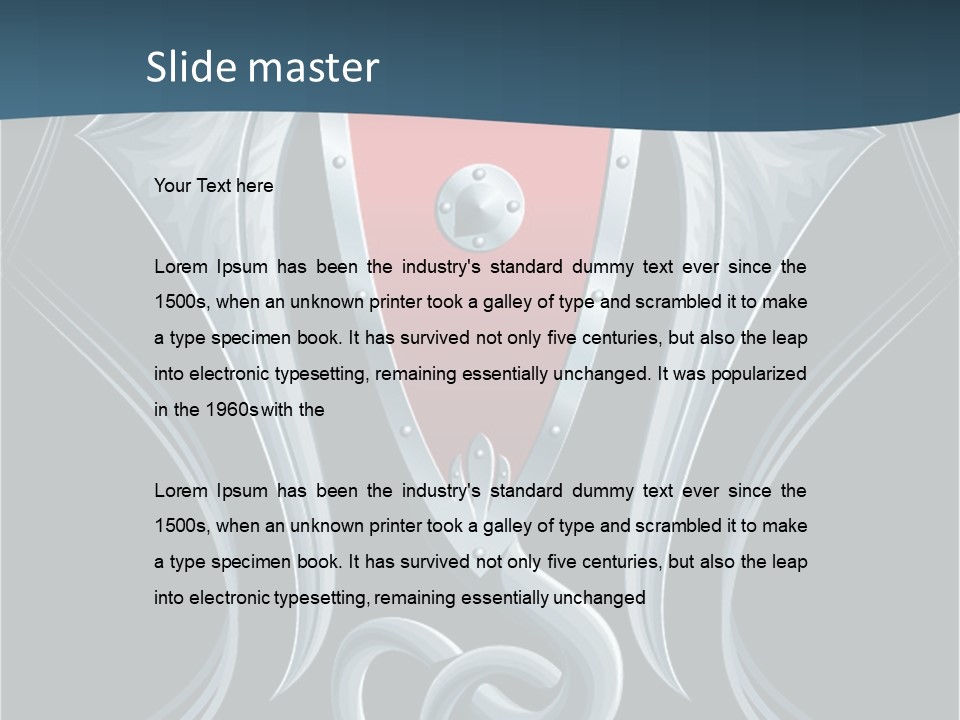 Fame Drawing Vector PowerPoint Template