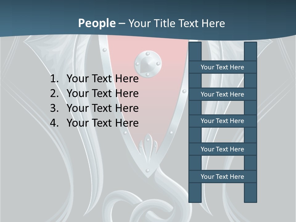 Fame Drawing Vector PowerPoint Template