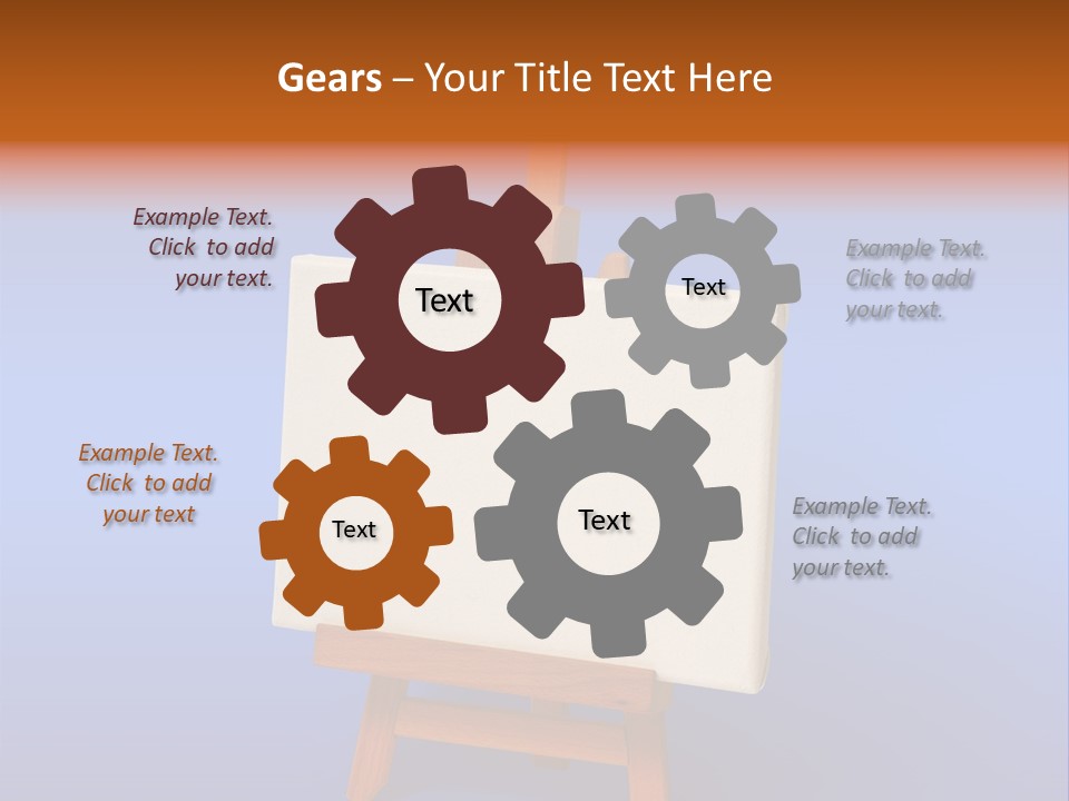 Chair Management Teamwork PowerPoint Template