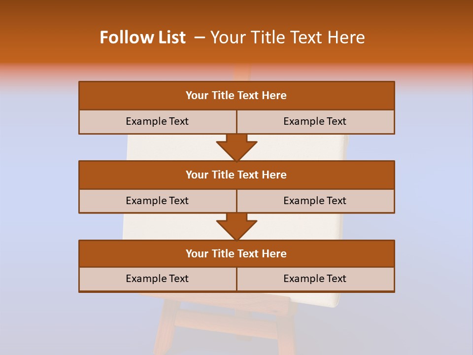 Chair Management Teamwork PowerPoint Template