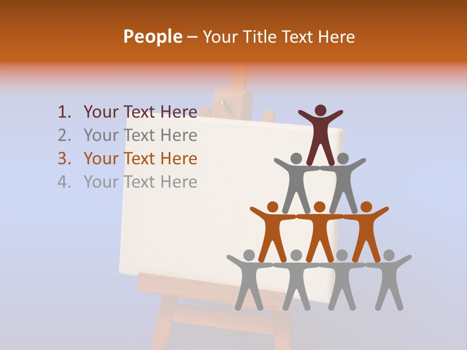 Chair Management Teamwork PowerPoint Template