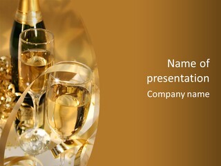 Congratulations Cheers Party PowerPoint Template