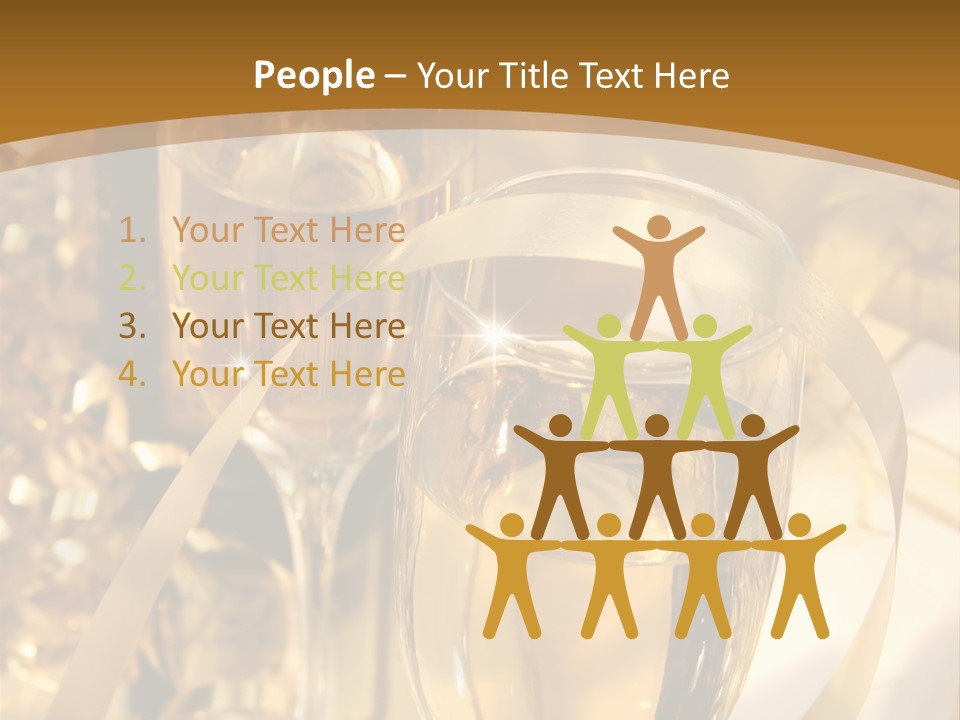 Congratulations Cheers Party PowerPoint Template