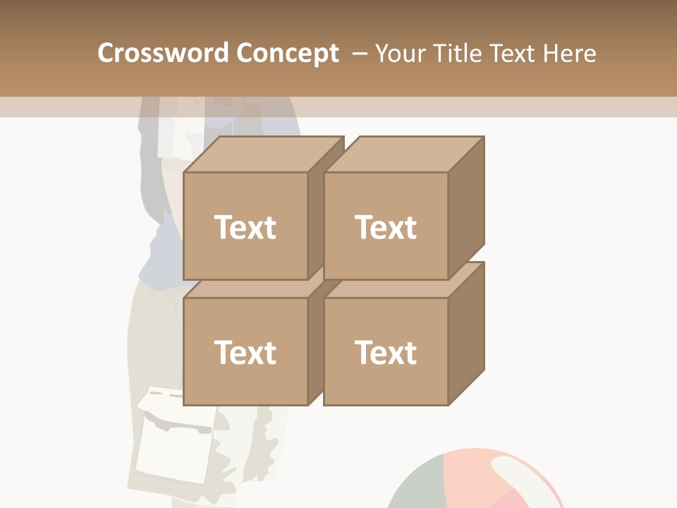 Barefoot Son Cute PowerPoint Template