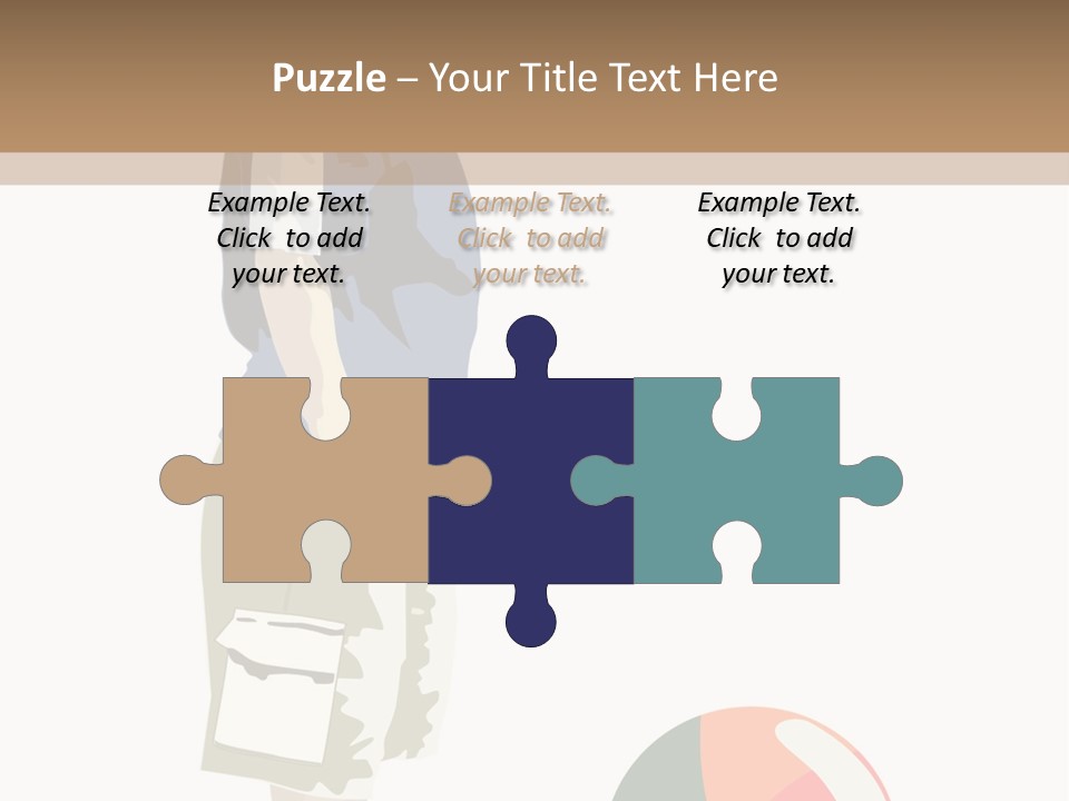 Barefoot Son Cute PowerPoint Template