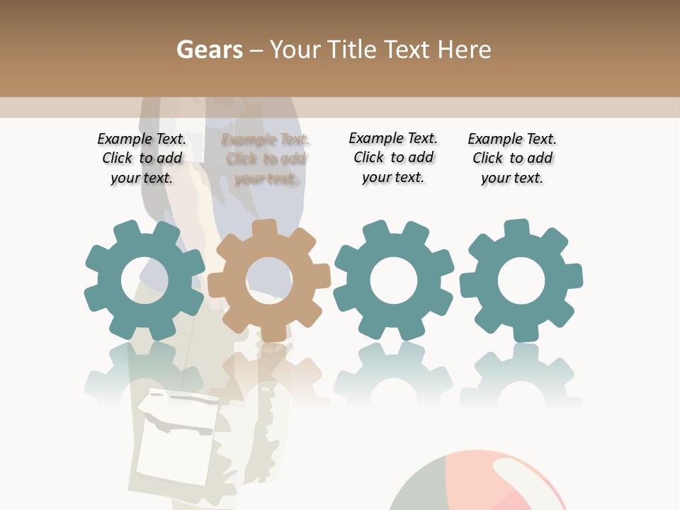 Barefoot Son Cute PowerPoint Template