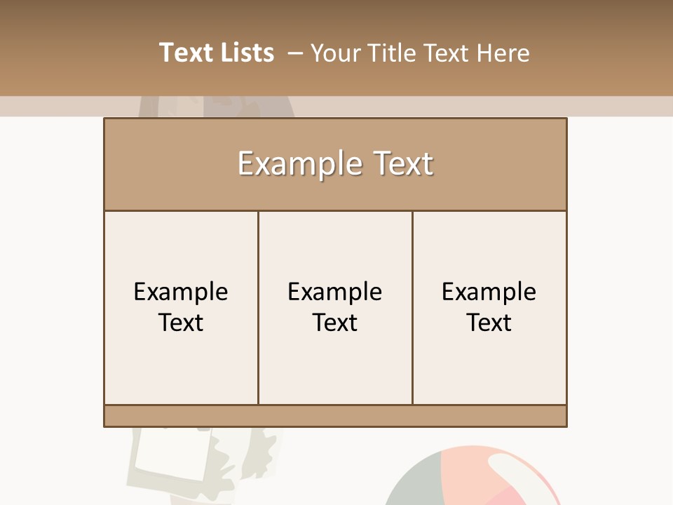 Barefoot Son Cute PowerPoint Template