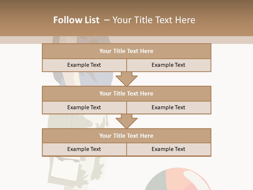 Barefoot Son Cute PowerPoint Template