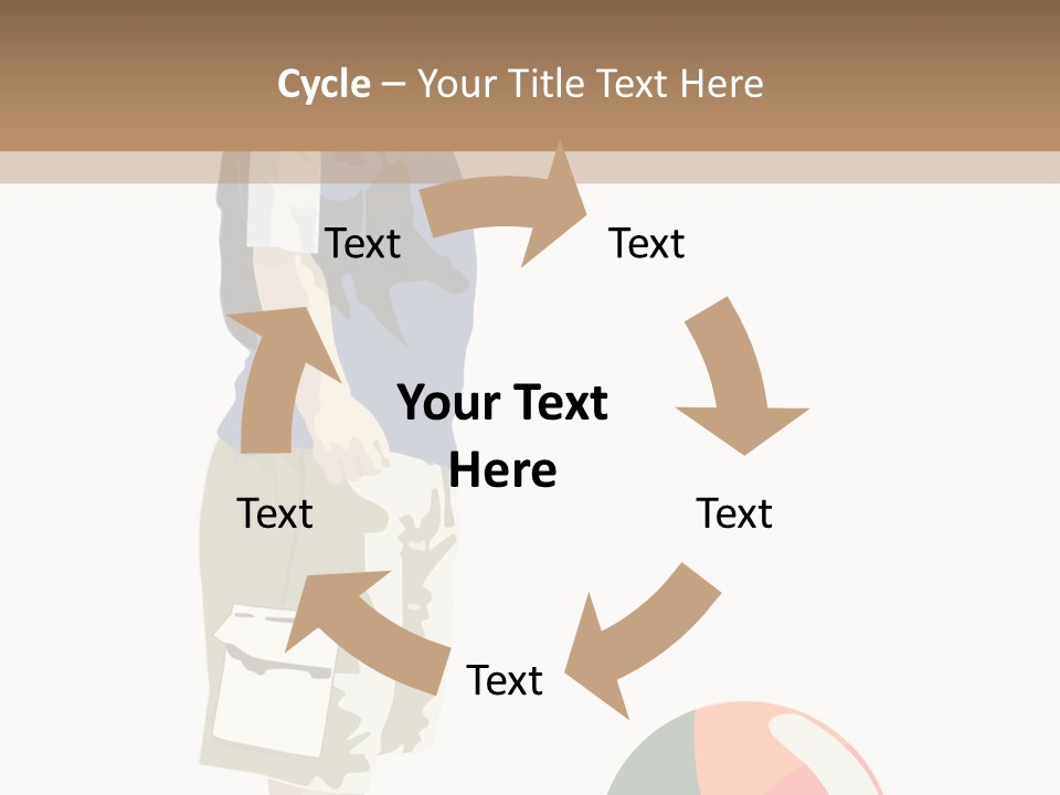 Barefoot Son Cute PowerPoint Template