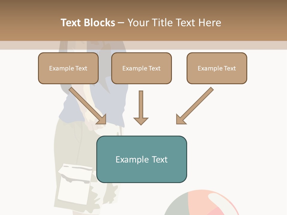 Barefoot Son Cute PowerPoint Template