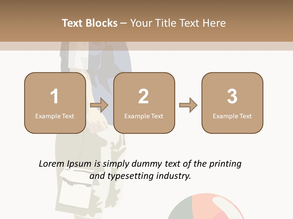 Barefoot Son Cute PowerPoint Template
