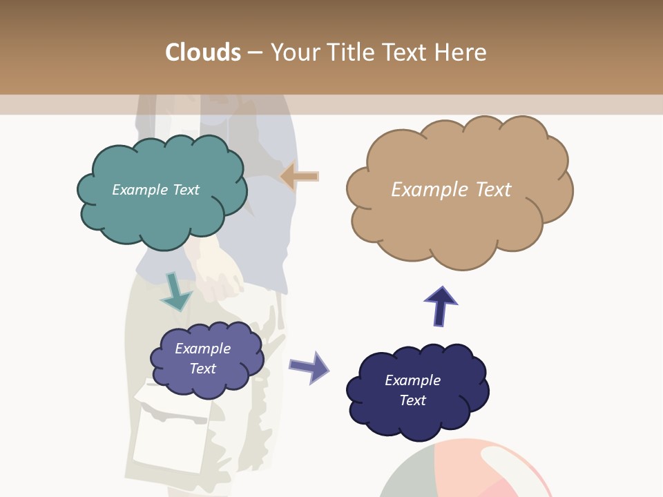 Barefoot Son Cute PowerPoint Template