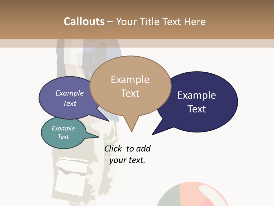 Barefoot Son Cute PowerPoint Template