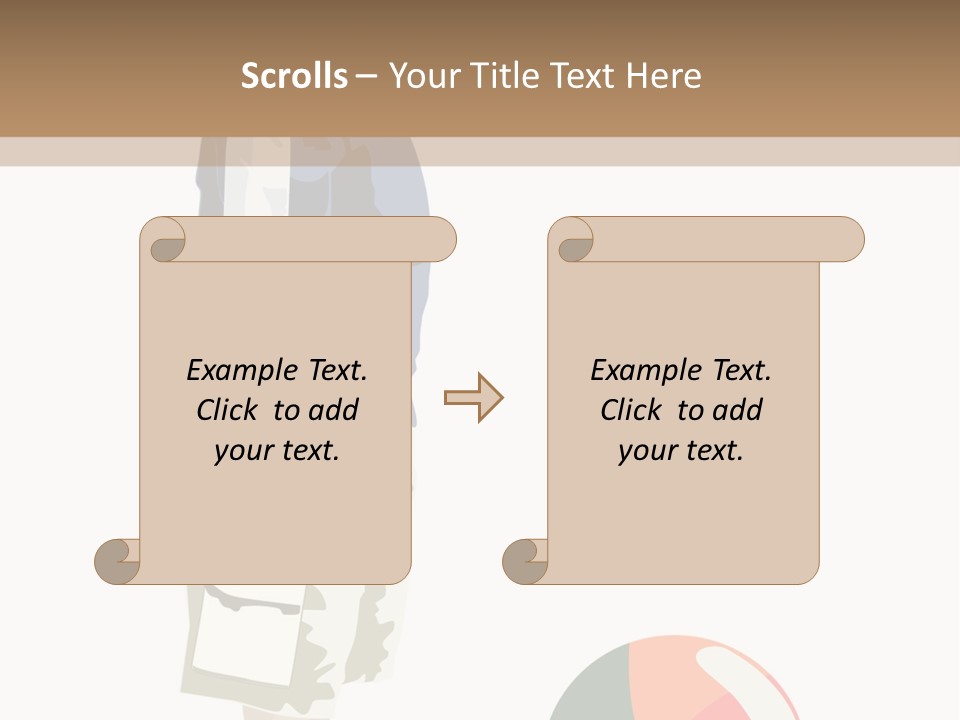 Barefoot Son Cute PowerPoint Template